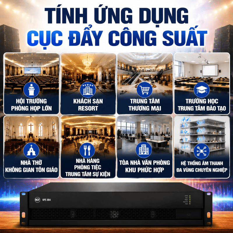 Cục đẩy c&ocirc;ng suất RCF KPS 804