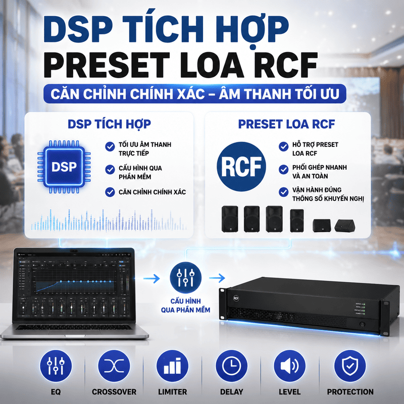 Cục đẩy c&ocirc;ng suất RCF KPS 804D