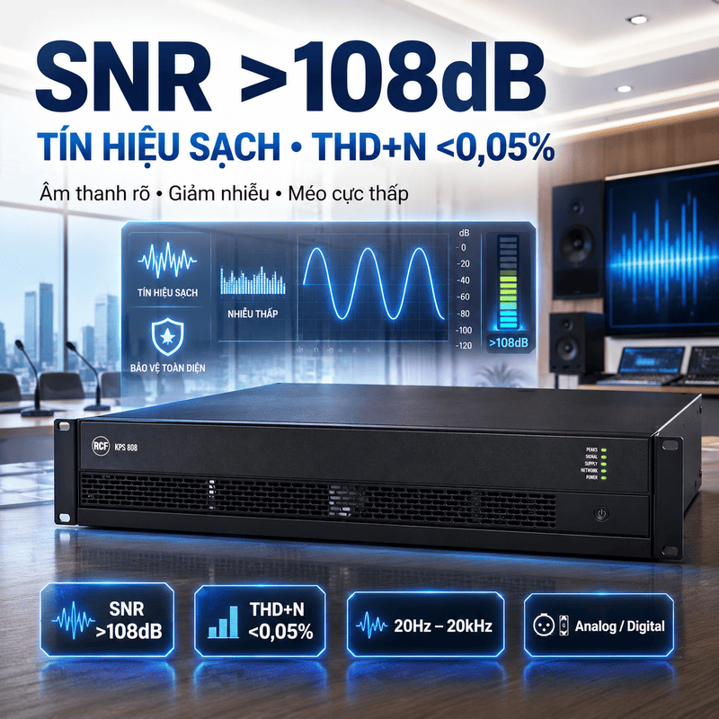 cục đẩy c&ocirc;ng suất RCF KPS 808