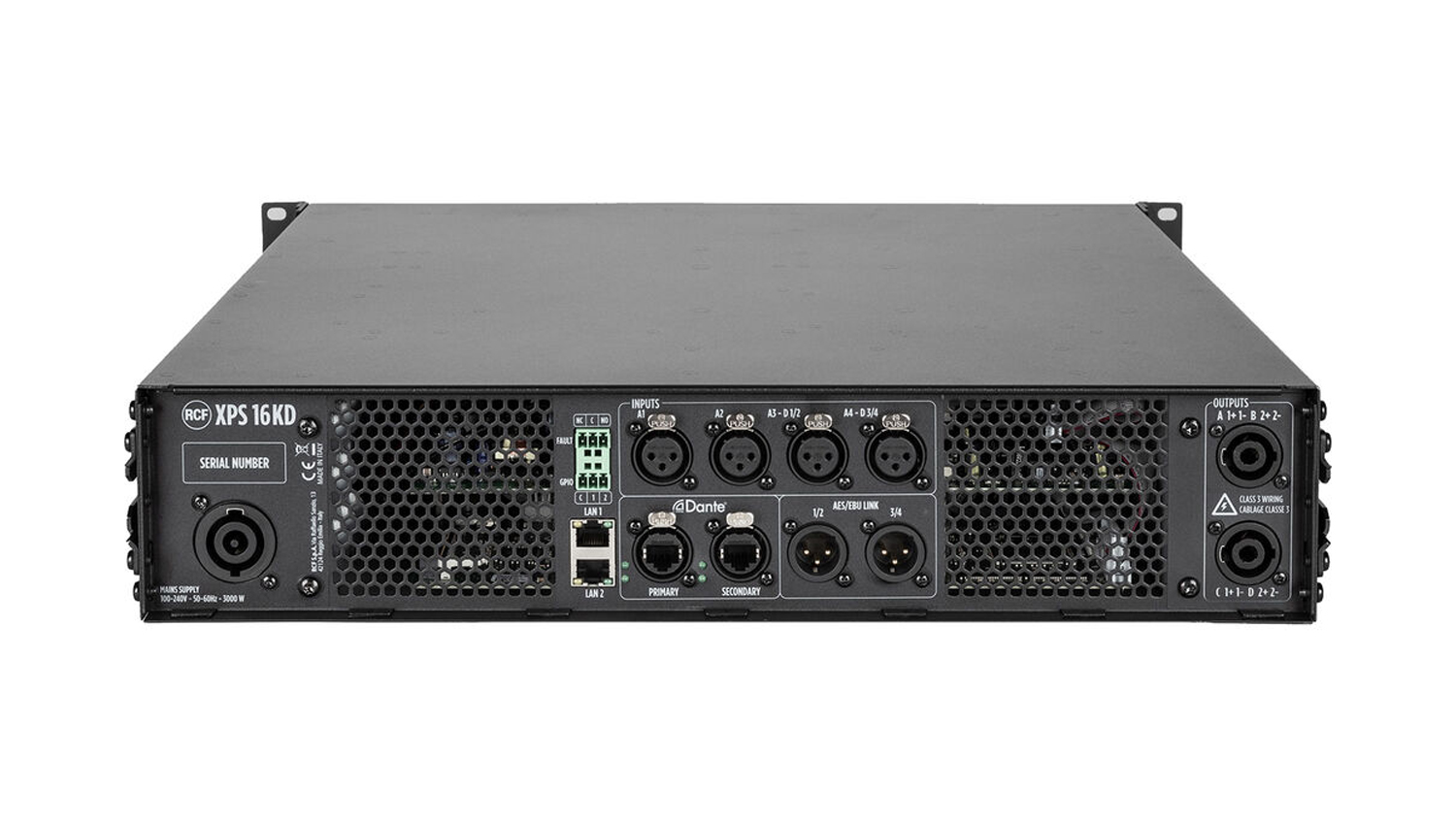 Cục Đẩy Công Suất 4 Kênh RCF XPS 16KD