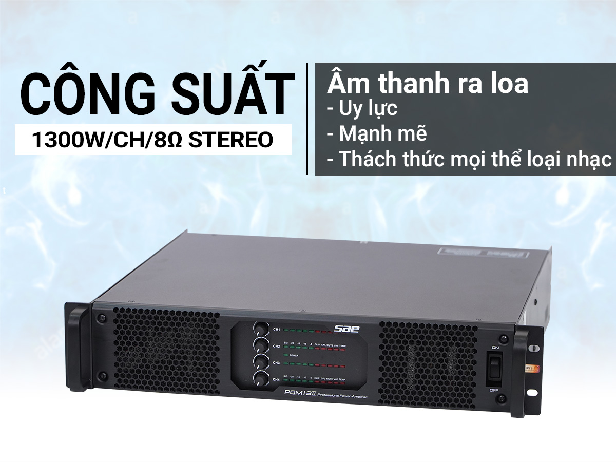 Cục đẩy c&ocirc;ng suất SAE Lexpro PQM13 II 
