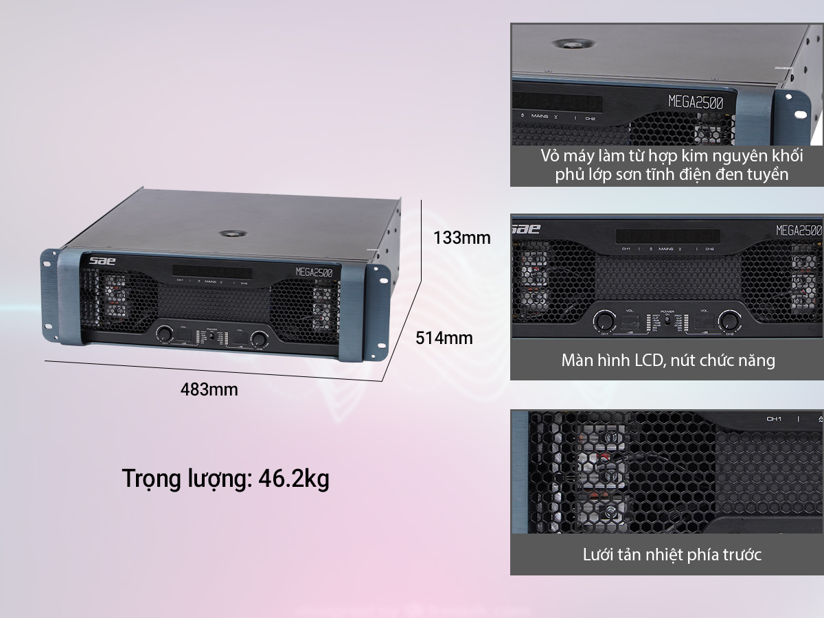 Cục đẩy c&ocirc;ng suất SAE MEGA2500