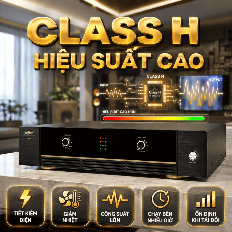 Cục đẩy c&ocirc;ng suất Wolfirst V6