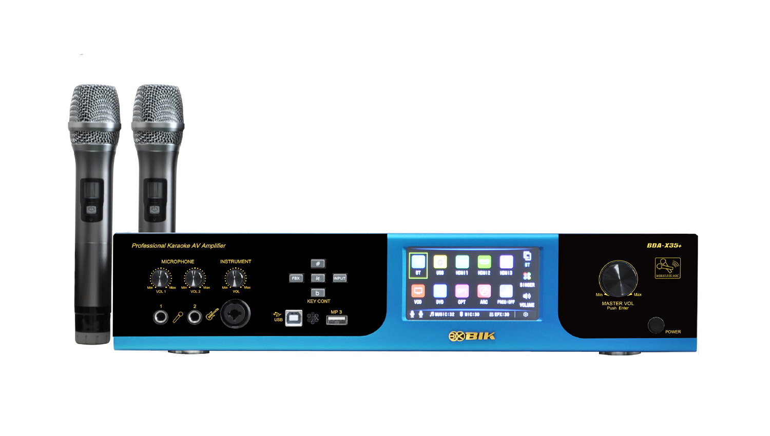 Cục đẩy liền vang kèm Micro không dây BIK BDA-X35+