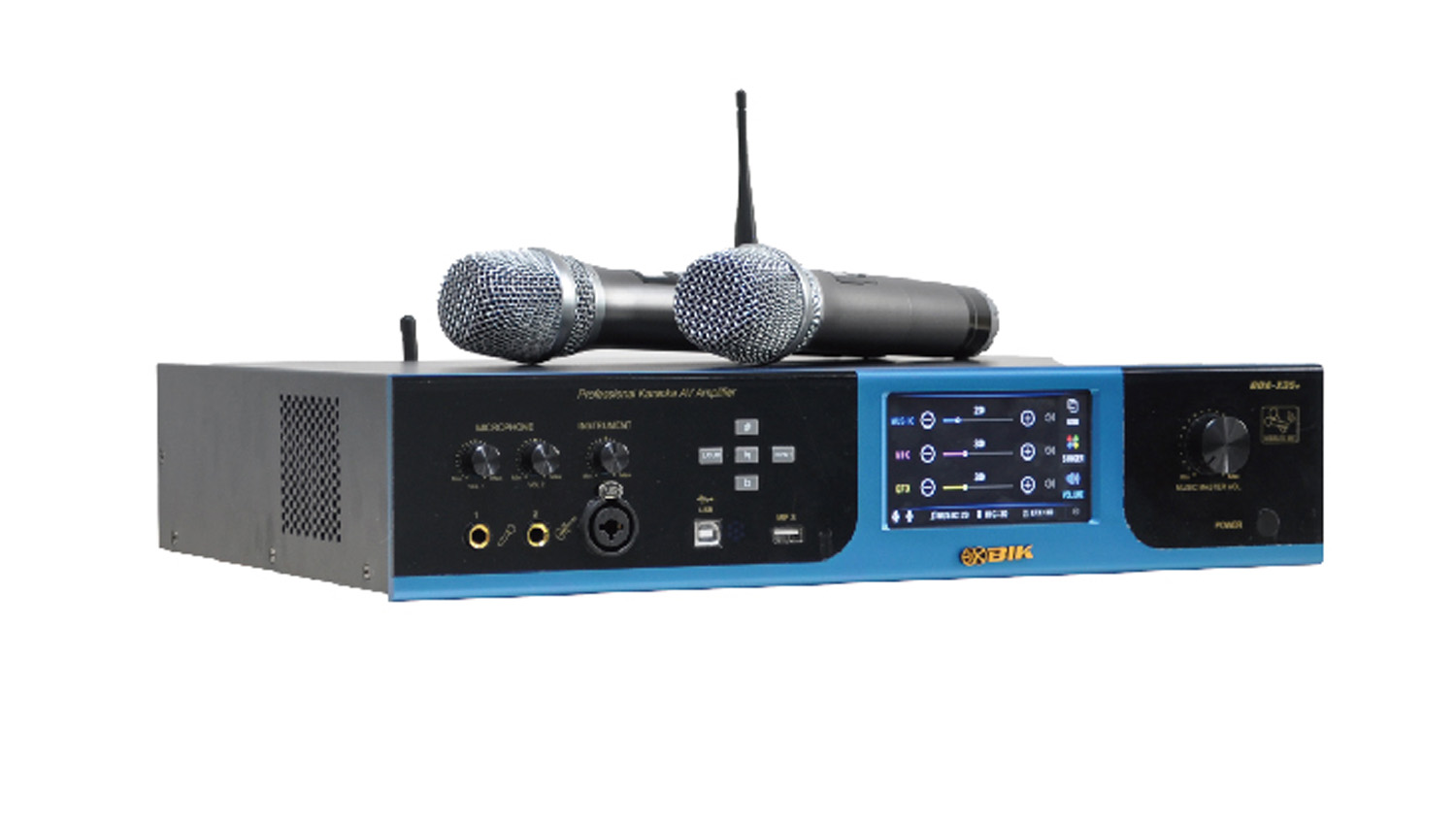 Cục đẩy liền vang kèm Micro không dây BIK BDA-X35+