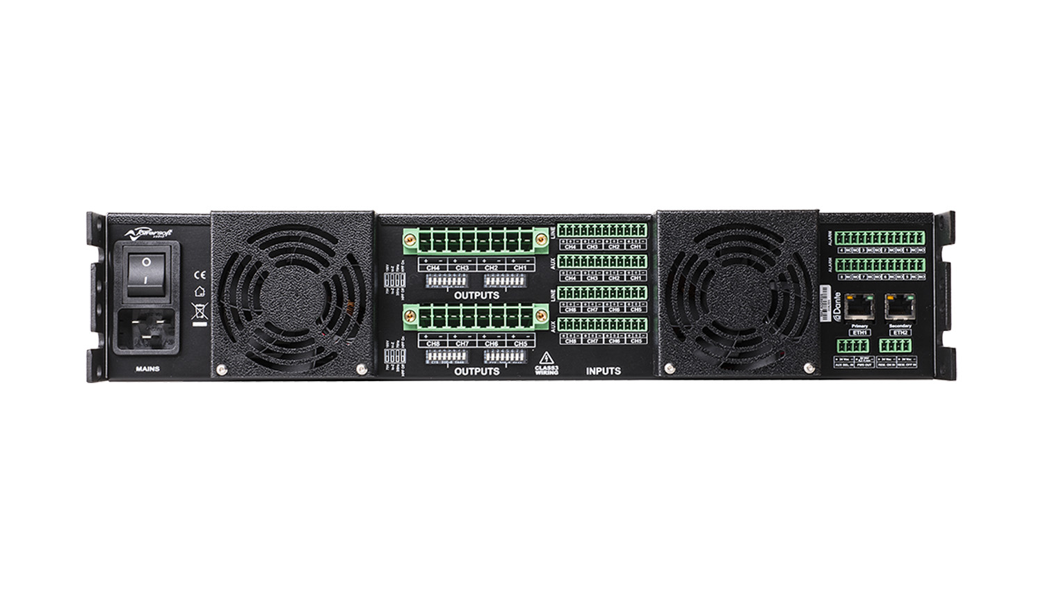 Cục đẩy công suất 8 kênh Powersoft Ottocanali 4K4 DSP+D