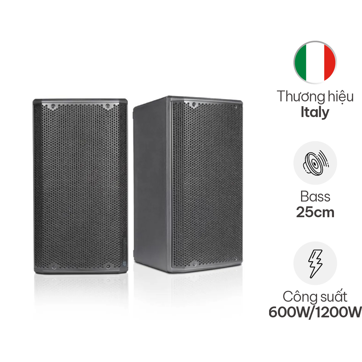 Loa dBTechnologies Opera 10 (Active, Bass 25cm, 1200W)