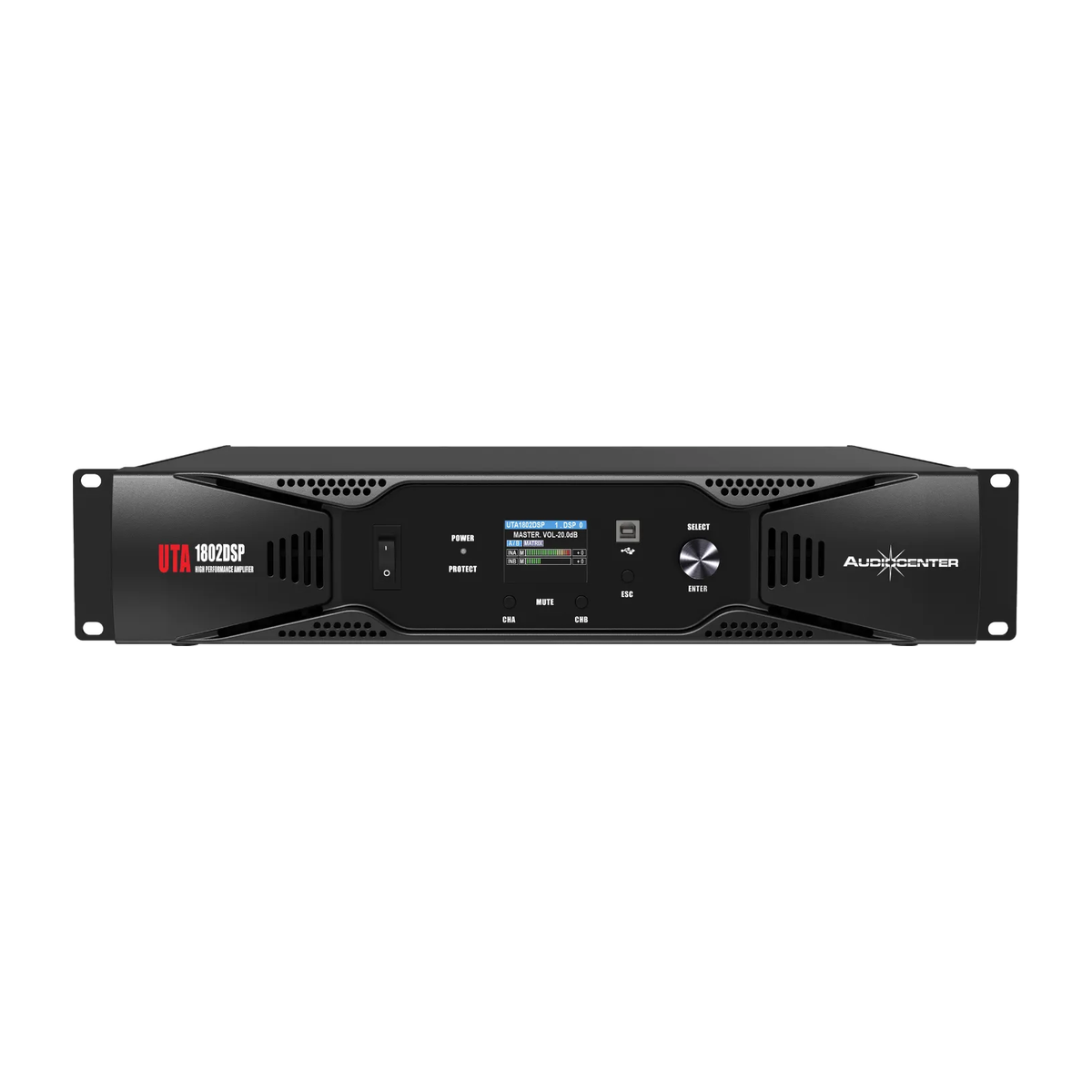 Cục đẩy c&ocirc;ng suất 2 k&ecirc;nh Audiocenter UTA1802DSP