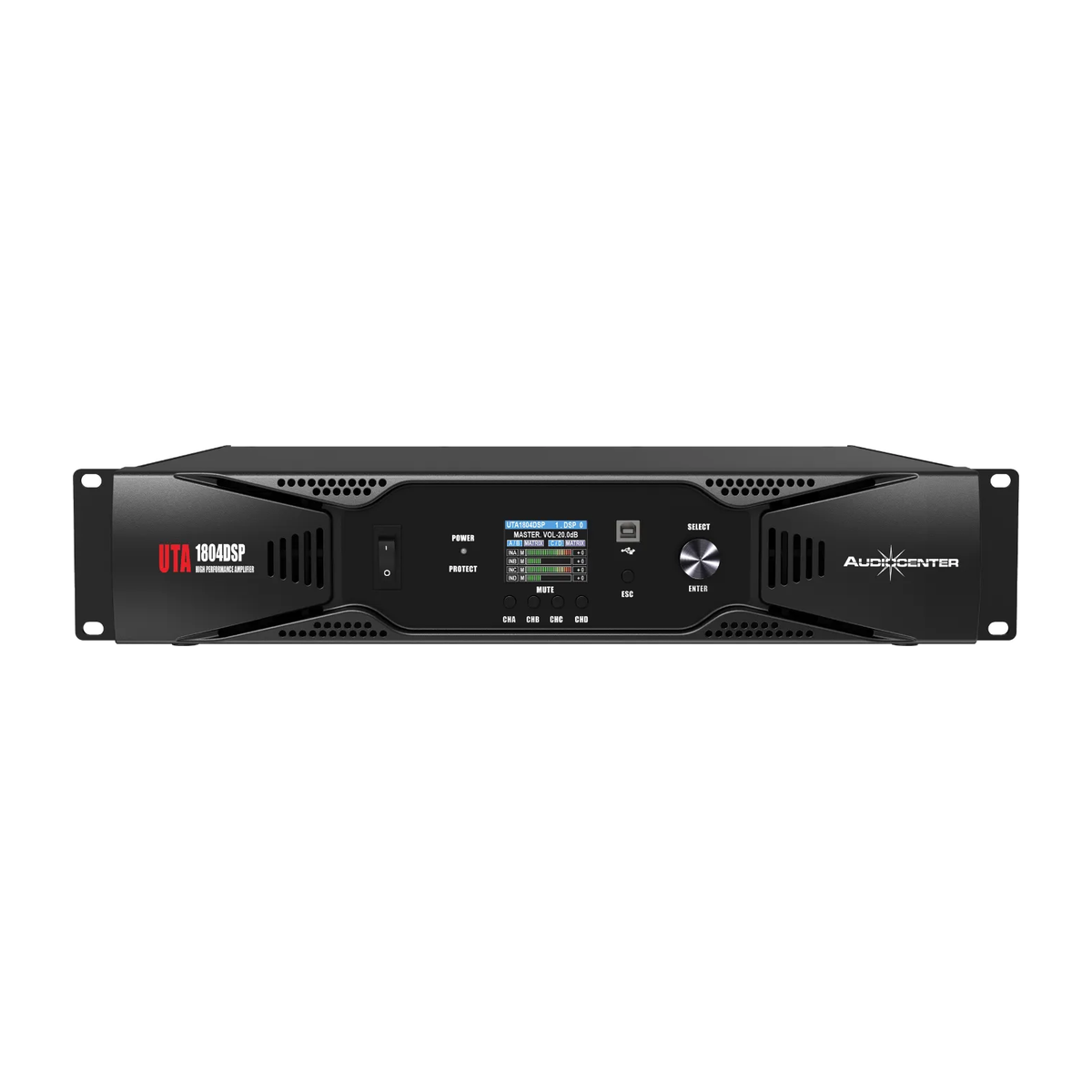 Cục đẩy c&ocirc;ng suất 4 k&ecirc;nh Audiocenter UTA1804DSP