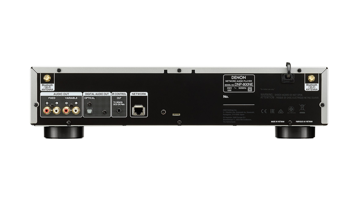 mặt sau Music Server Denon DNP-800NE