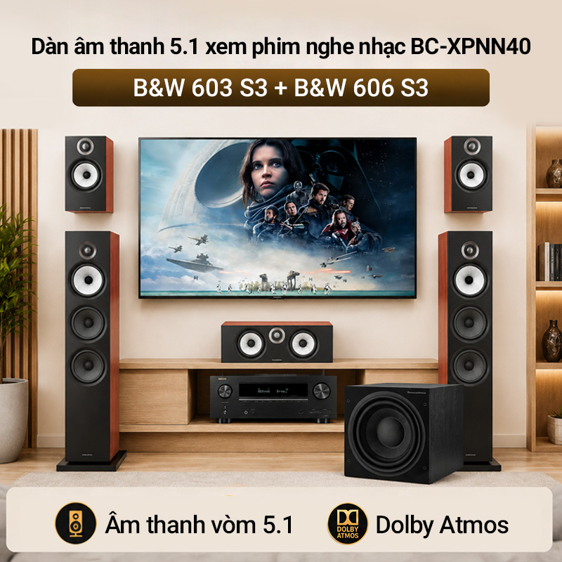 Dàn âm thanh 5.1 xem phim nghe nhạc BC-XPNN40