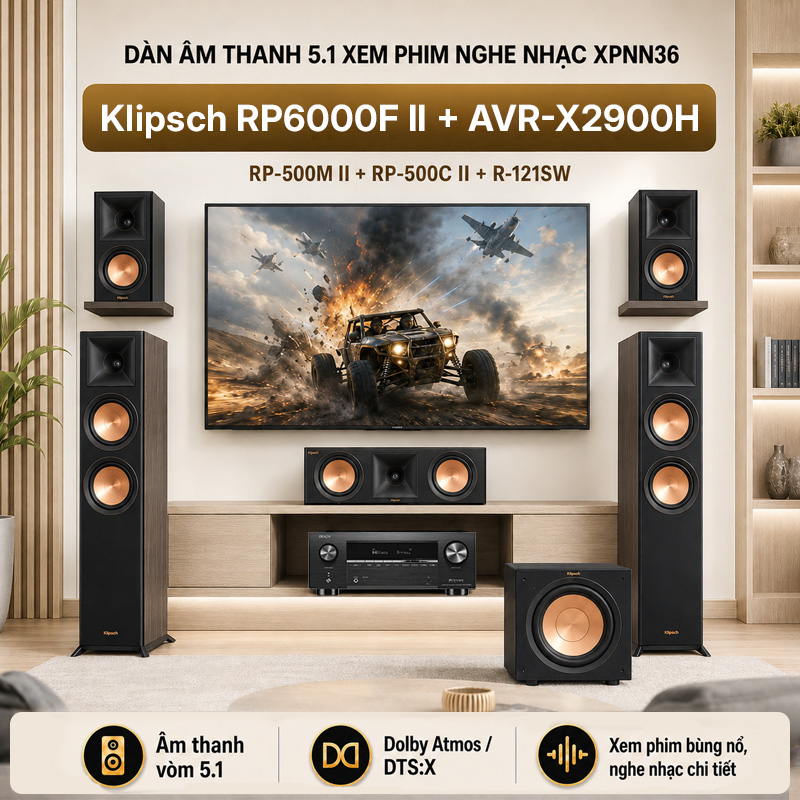 Dàn âm thanh 5.1 xem phim nghe nhạc XPNN36