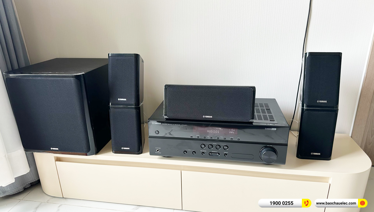 Dàn Âm Thanh 5.1 Xem Phim, Nghe Nhạc Yamaha YHT-1840