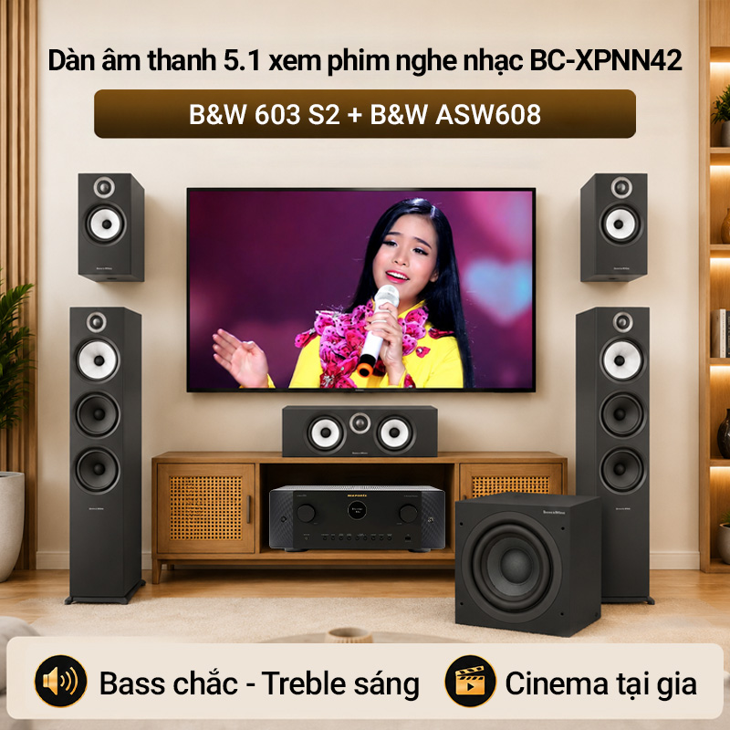 Dàn âm thanh 5.1 xem phim nghe nhạc BC-XPNN42