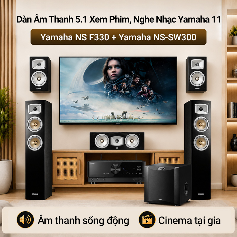 Dàn Âm Thanh 5.1 Xem Phim, Nghe Nhạc Yamaha 11