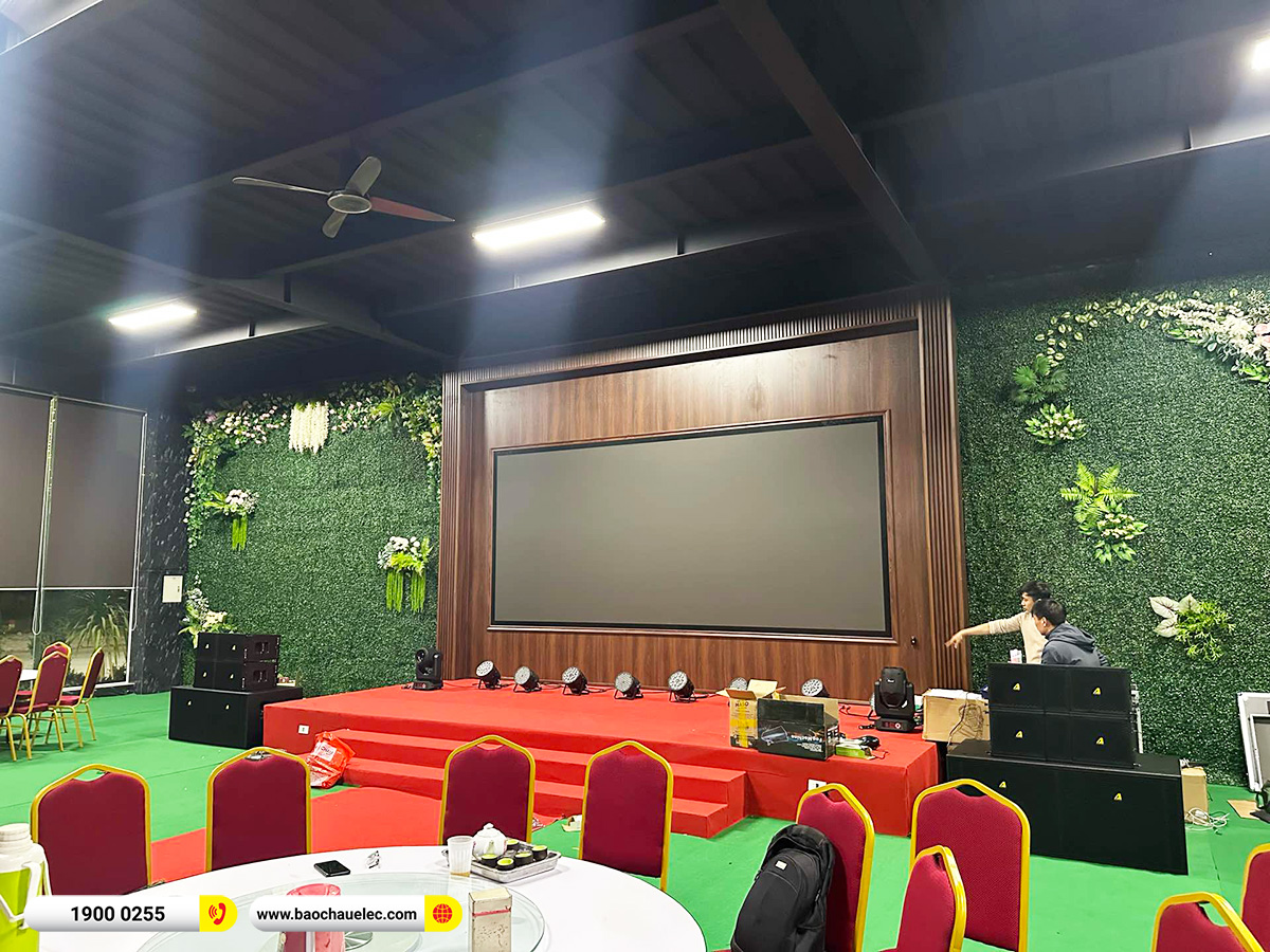 Lắp đặt hệ thống âm thanh, ánh sáng cho Công ty CP BKT tại Hà Nội