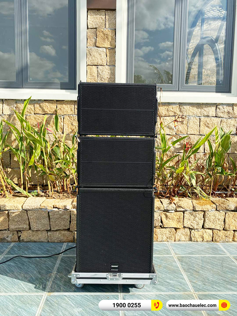 Lắp đặt d&agrave;n Line Array Temeisheng sự kiện cho anh L&acirc;m tại B&igrave;nh Phước (Active Temeisheng LT-15, BJ-U100) 