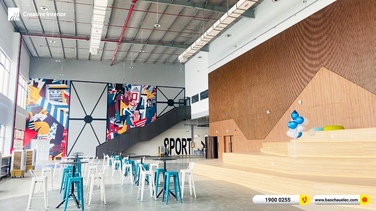 Lắp đặt hệ thống âm thanh Line Array JBL trị giá hơn 1 tỷ cho Tập đoàn giày da tại HCM
