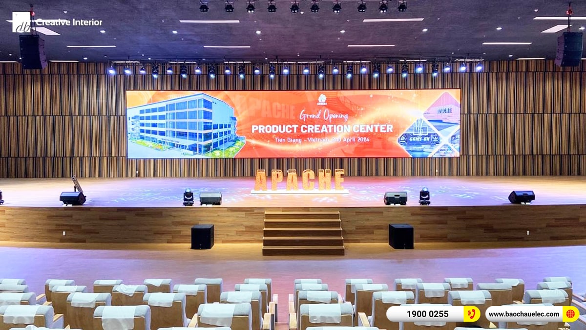 Lắp đặt hệ thống &acirc;m thanh Line Array JBL trị gi&aacute; hơn 1 tỷ cho Tập đo&agrave;n gi&agrave;y da tại HCM