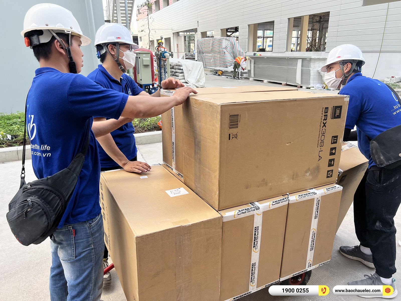 Lắp đặt hệ thống âm thanh Line Array JBL trị giá hơn 1 tỷ cho Tập đoàn giày da tại HCM