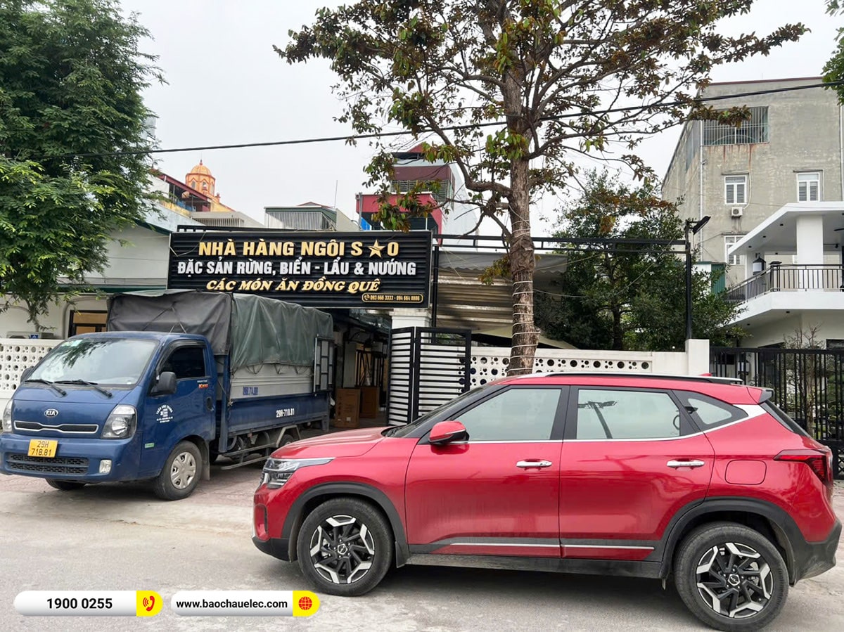 Lắp đặt hệ thống &acirc;m thanh, &aacute;nh s&aacute;ng trị gi&aacute; hơn 72tr cho nh&agrave; h&agrave;ng Ng&ocirc;i Sao tại Th&aacute;i B&igrave;nh