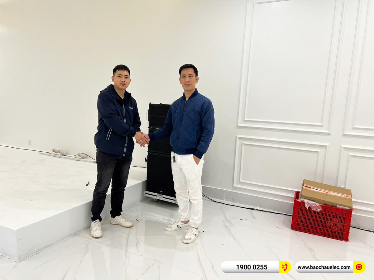 Lắp đặt hệ thống &acirc;m thanh, &aacute;nh s&aacute;ng trị gi&aacute; hơn 72tr cho nh&agrave; h&agrave;ng Ng&ocirc;i Sao tại Th&aacute;i B&igrave;nh