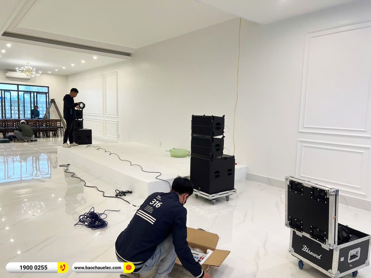 Lắp đặt hệ thống &acirc;m thanh, &aacute;nh s&aacute;ng trị gi&aacute; hơn 72tr cho nh&agrave; h&agrave;ng Ng&ocirc;i Sao tại Th&aacute;i B&igrave;nh