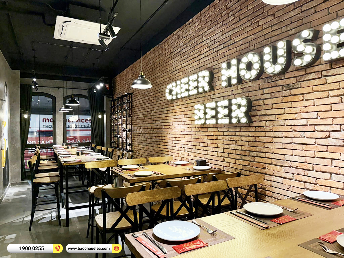 Lắp đặt d&agrave;n &acirc;m thanh Audiocenter hơn 60tr cho Nh&agrave; h&agrave;ng Cheer House Beer ở H&agrave; Nội 