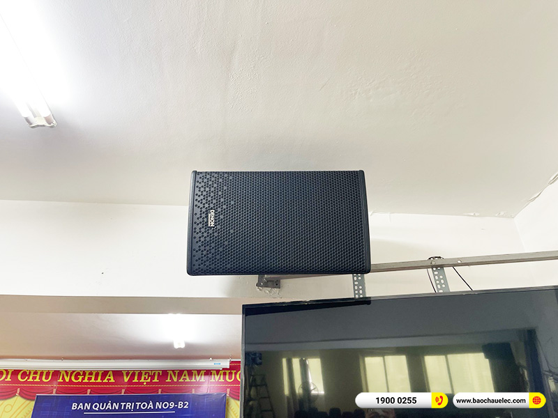 Lắp đặt dàn âm thanh hội trường hơn 33tr cho Ban Quản trị chung cư tại Hà Nội (Denon DP-R212, CA-J602, KX180A, U100 Plus X)