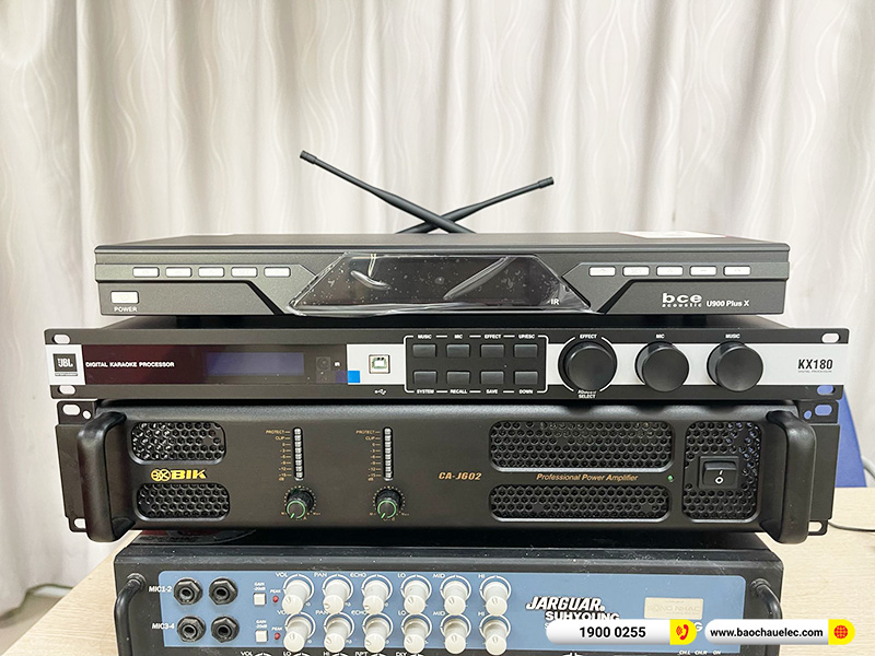 Lắp đặt dàn âm thanh hội trường hơn 33tr cho Ban Quản trị chung cư tại Hà Nội (Denon DP-R212, CA-J602, KX180A, U100 Plus X)