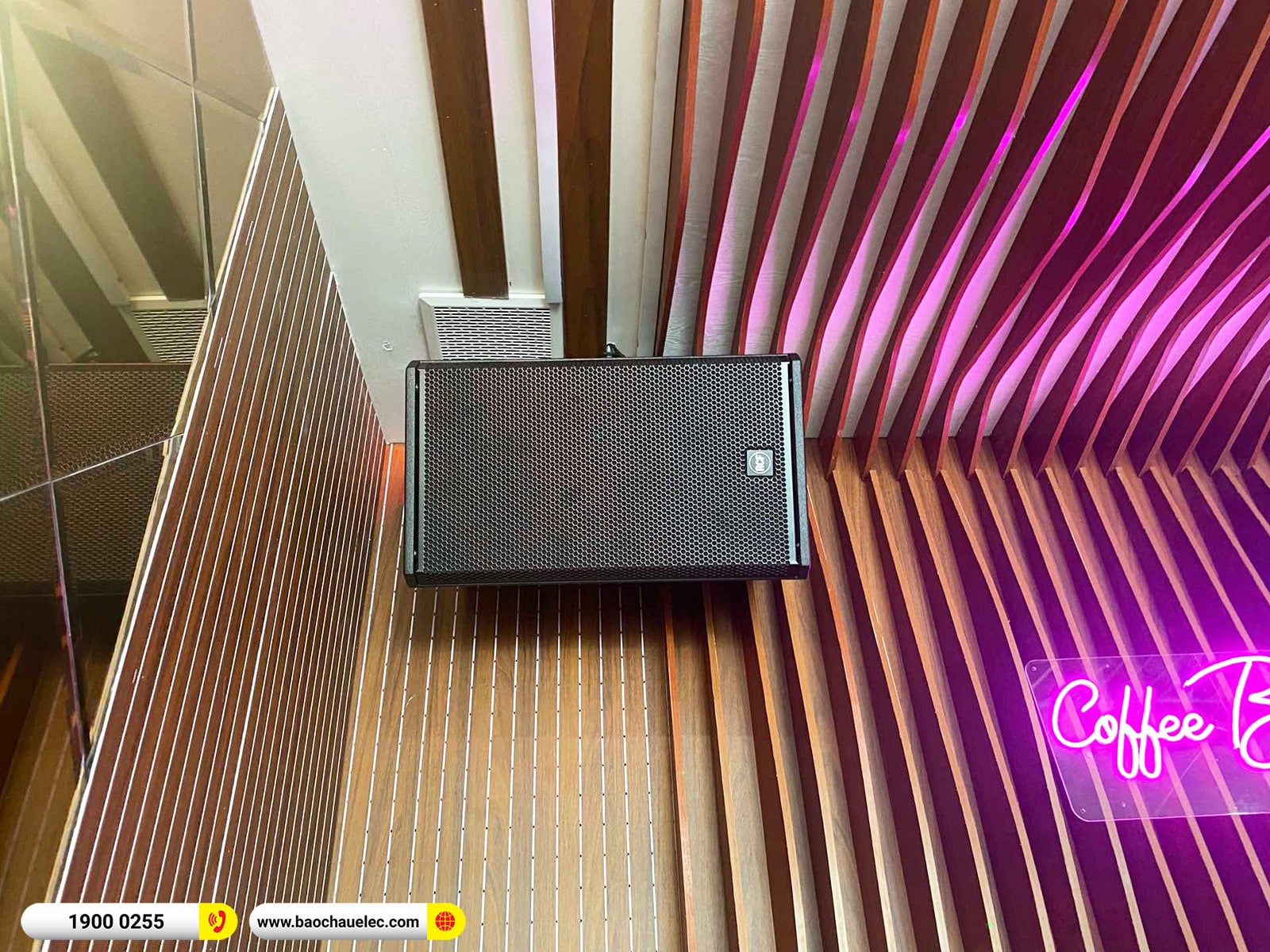 Lắp đặt d&agrave;n &acirc;m thanh RCF cho qu&aacute;n Cafe Bảo Ngọc tại Nam Định