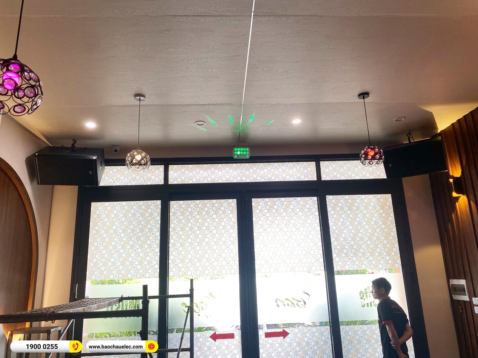 Lắp đặt d&agrave;n &acirc;m thanh RCF cho qu&aacute;n Cafe Bảo Ngọc tại Nam Định
