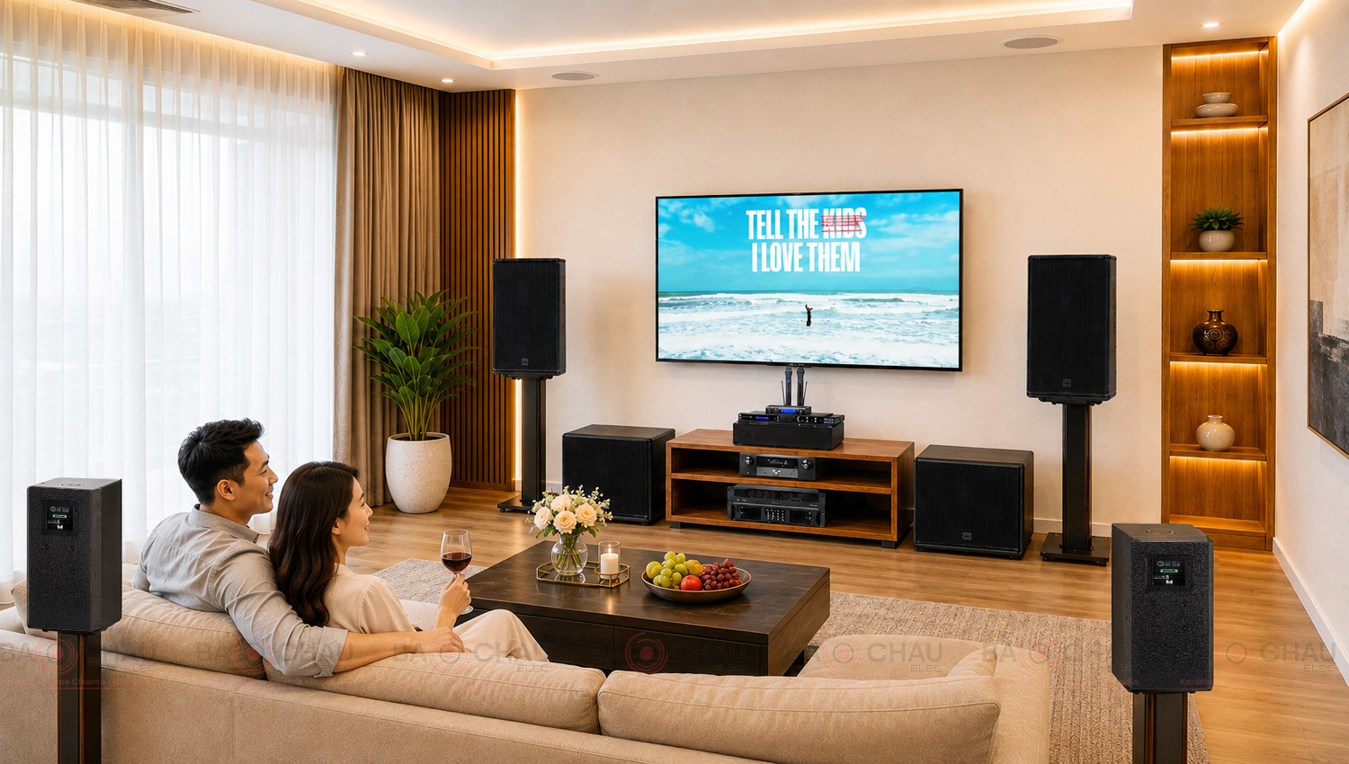 Dàn âm thanh cao cấp 3 trong 1 Karaoke, Nhạc, Phim RCF 01