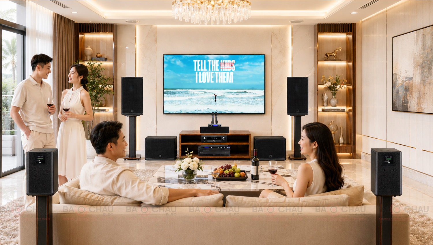 D&agrave;n &acirc;m thanh cao cấp 3 trong 1 Karaoke, nhạc, phim RCF 03