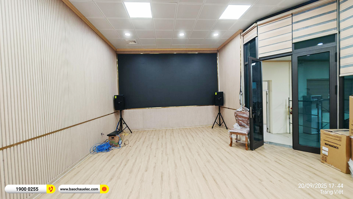Lắp đặt d&agrave;n &acirc;m thanh Domus hơn 97tr cho C&ocirc;ng ty TNHH Đầu tư v&agrave; X&acirc;y lắp ACC ở H&agrave; Nội