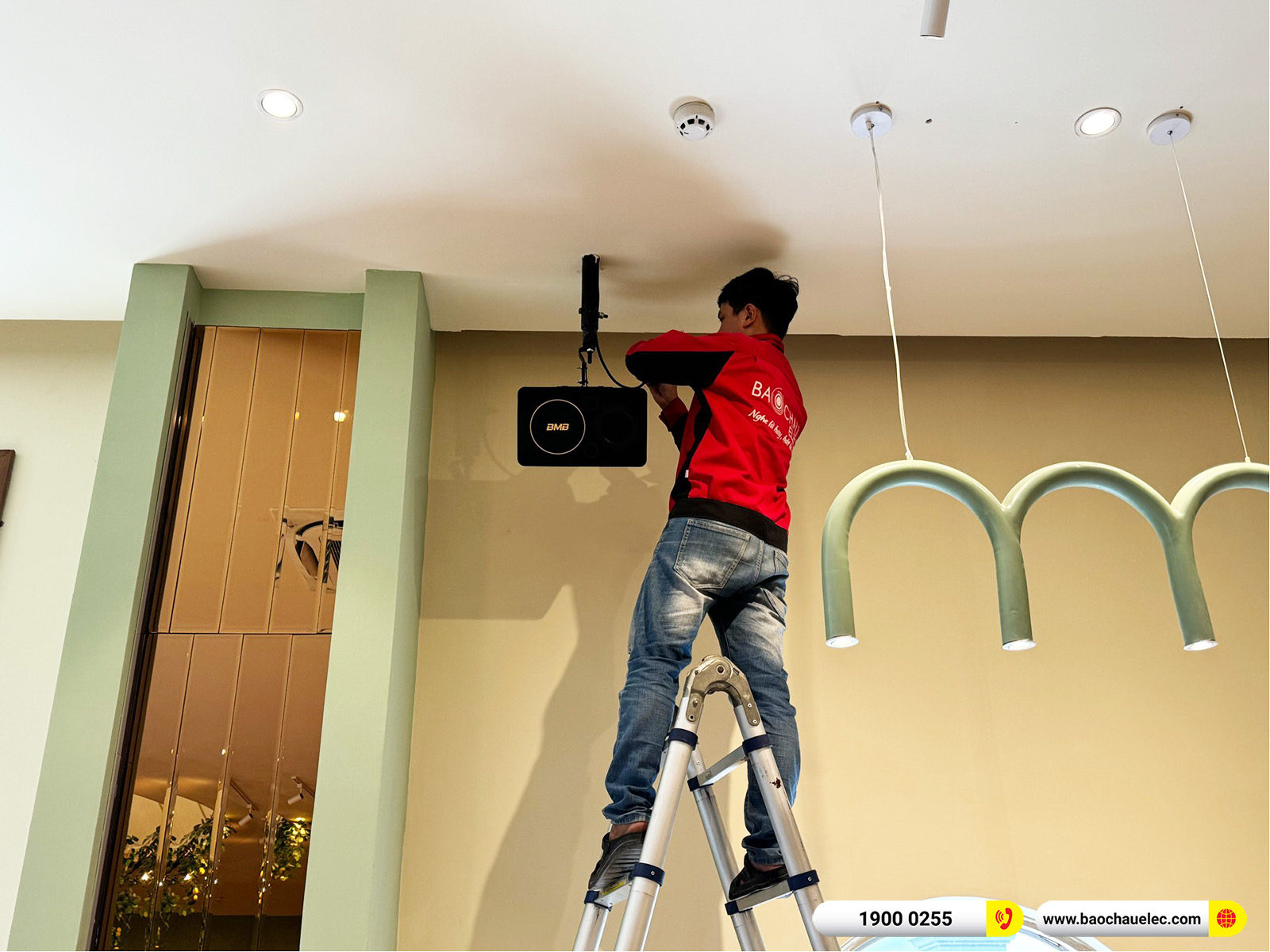 Lắp đặt d&agrave;n &acirc;m thanh BMB cho C&ocirc;ng ty TNHH Thiết kế v&agrave; Tư vấn Chu tại TPHCM