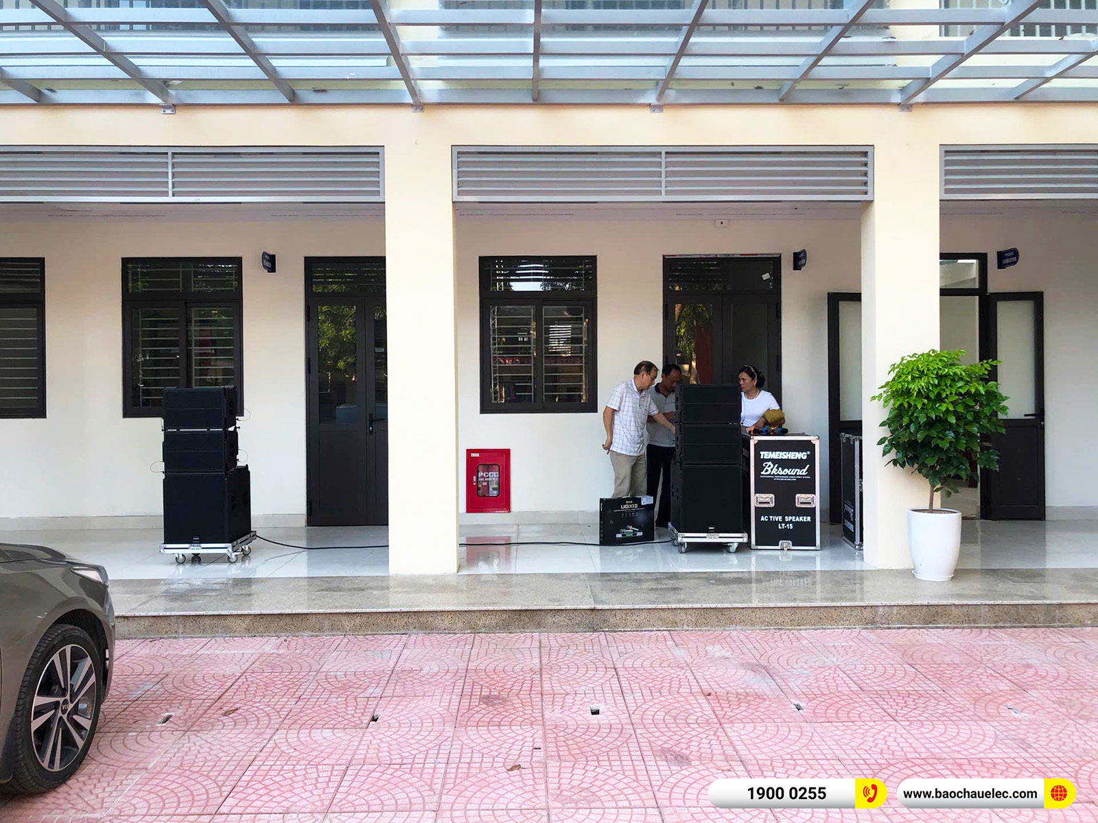 Lắp đặt d&agrave;n &acirc;m thanh cho C&ocirc;ng ty CPXD v&agrave; MT Hoa Chanh tại H&agrave; Nội 