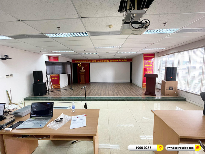 Lắp đặt d&agrave;n &acirc;m thanh hội trường gần 122tr cho c&ocirc;ng ty tại H&agrave; Nội (JBL CV1070, BPA-8200, CA-J804, JBL VX8, PRX418S, VM300)