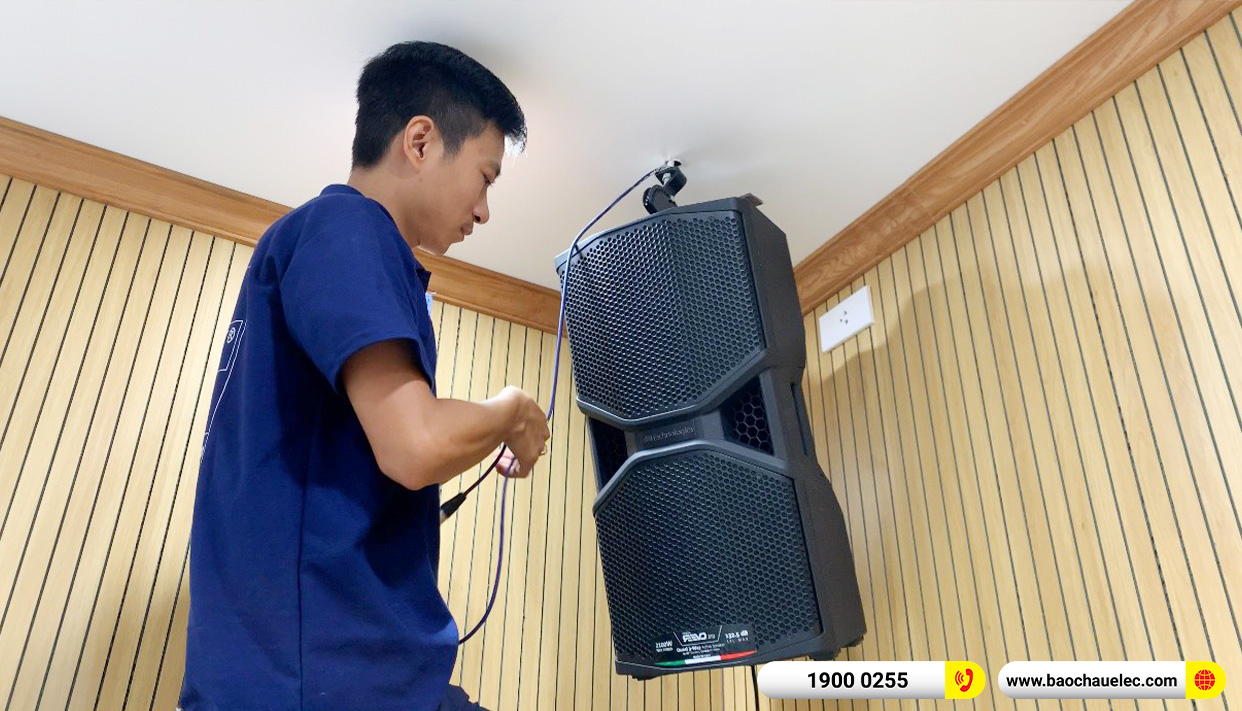 Lắp đặt d&agrave;n &acirc;m thanh dBTechnologies cho Học Viện Ch&iacute;nh Trị Bộ Quốc Ph&ograve;ng tại H&agrave; Nội 
