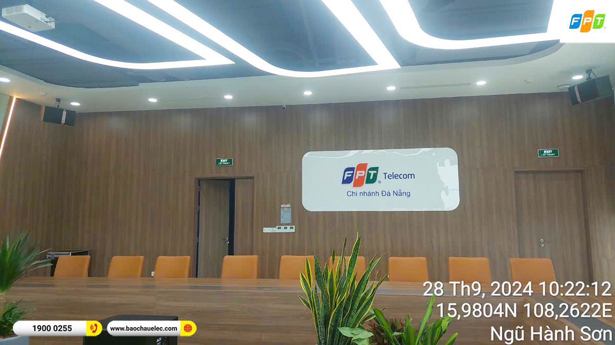 Lắp đặt d&agrave;n &acirc;m thanh JBL cho FPT Telecom chi nh&aacute;nh Đ&agrave; Nẵng