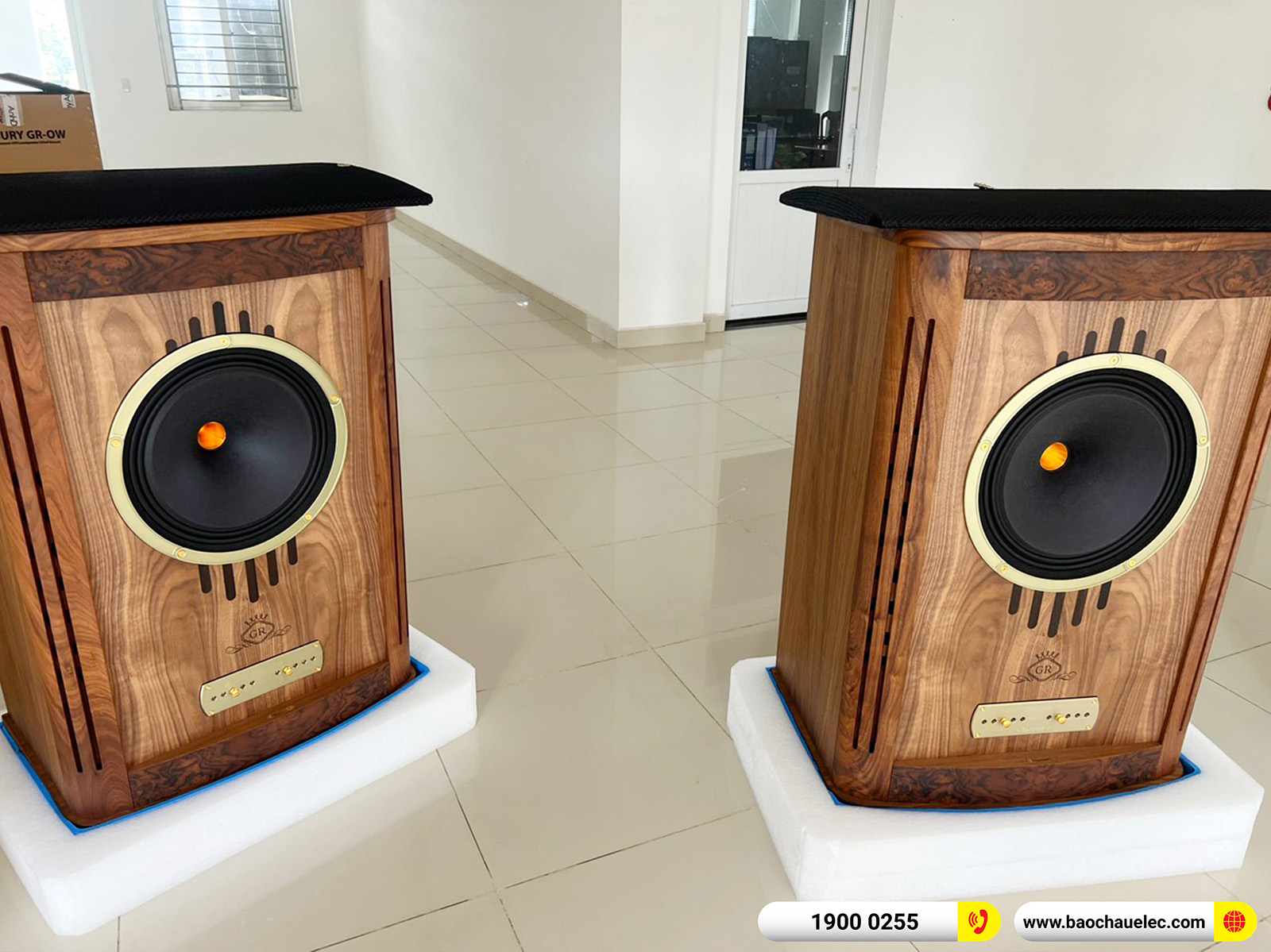 Lắp đặt d&agrave;n nghe nhạc Hi-end Tannoy gần 800tr cho kh&aacute;ch h&agrave;ng tại TPHCM