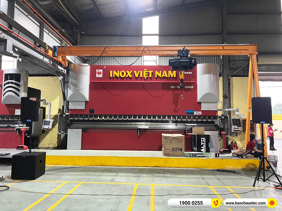 Lắp đặt d&agrave;n &acirc;m thanh hội trường Alto hơn 50tr cho C&ocirc;ng ty INOX Việt Nam tại H&agrave; Nội 