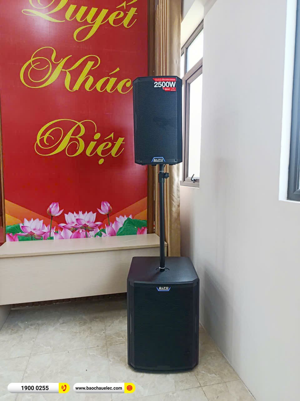 Lắp đặt d&agrave;n &acirc;m thanh hội trường Alto hơn 150tr cho Trường Trung cấp Ngoại thương H&agrave; Nội 
