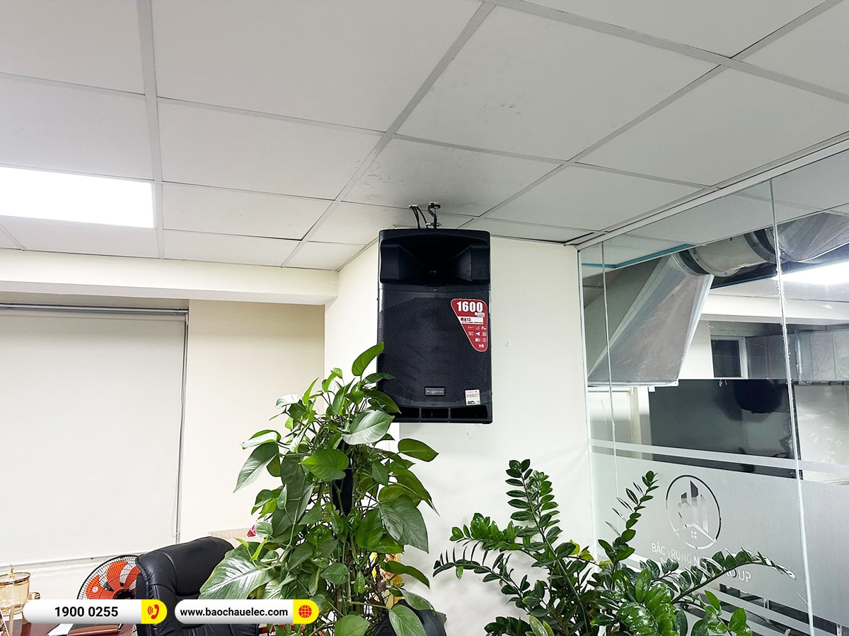Lắp đặt d&agrave;n &acirc;m thanh hội trường Audiocenter cho C&ocirc;ng ty BĐS Bắc Trung Nam Group tại H&agrave; Nội 