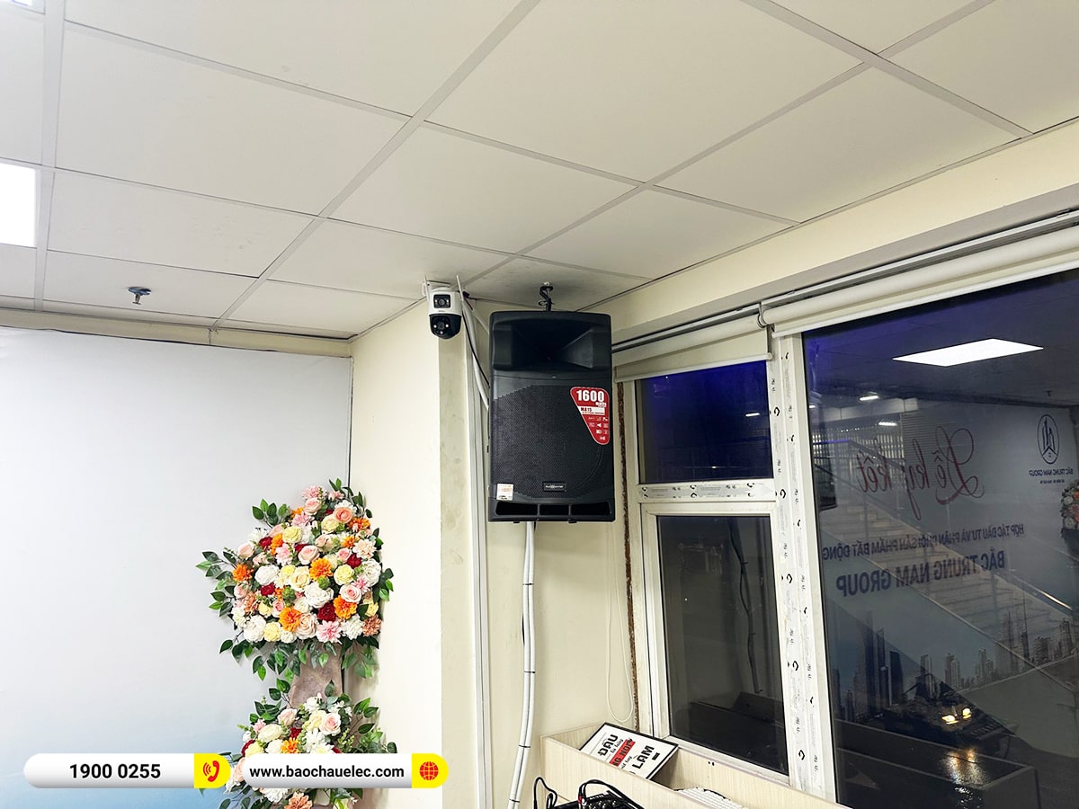 Lắp đặt d&agrave;n &acirc;m thanh hội trường Audiocenter cho C&ocirc;ng ty BĐS Bắc Trung Nam Group tại H&agrave; Nội 