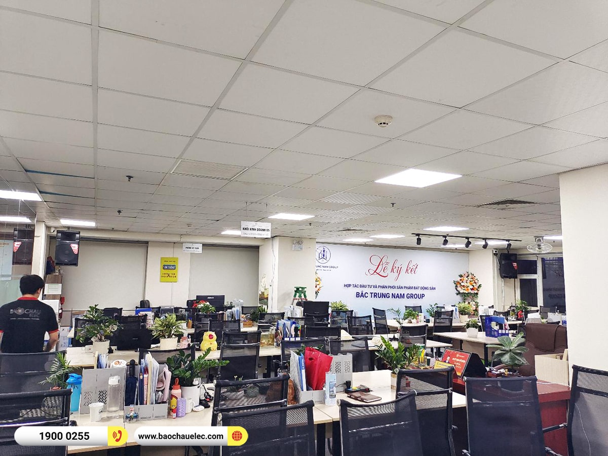 Lắp đặt d&agrave;n &acirc;m thanh hội trường Audiocenter cho C&ocirc;ng ty BĐS Bắc Trung Nam Group tại H&agrave; Nội 