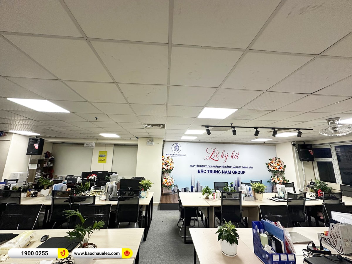 Lắp đặt dàn âm thanh hội trường Audiocenter cho Công ty BĐS Bắc Trung Nam Group tại Hà Nội