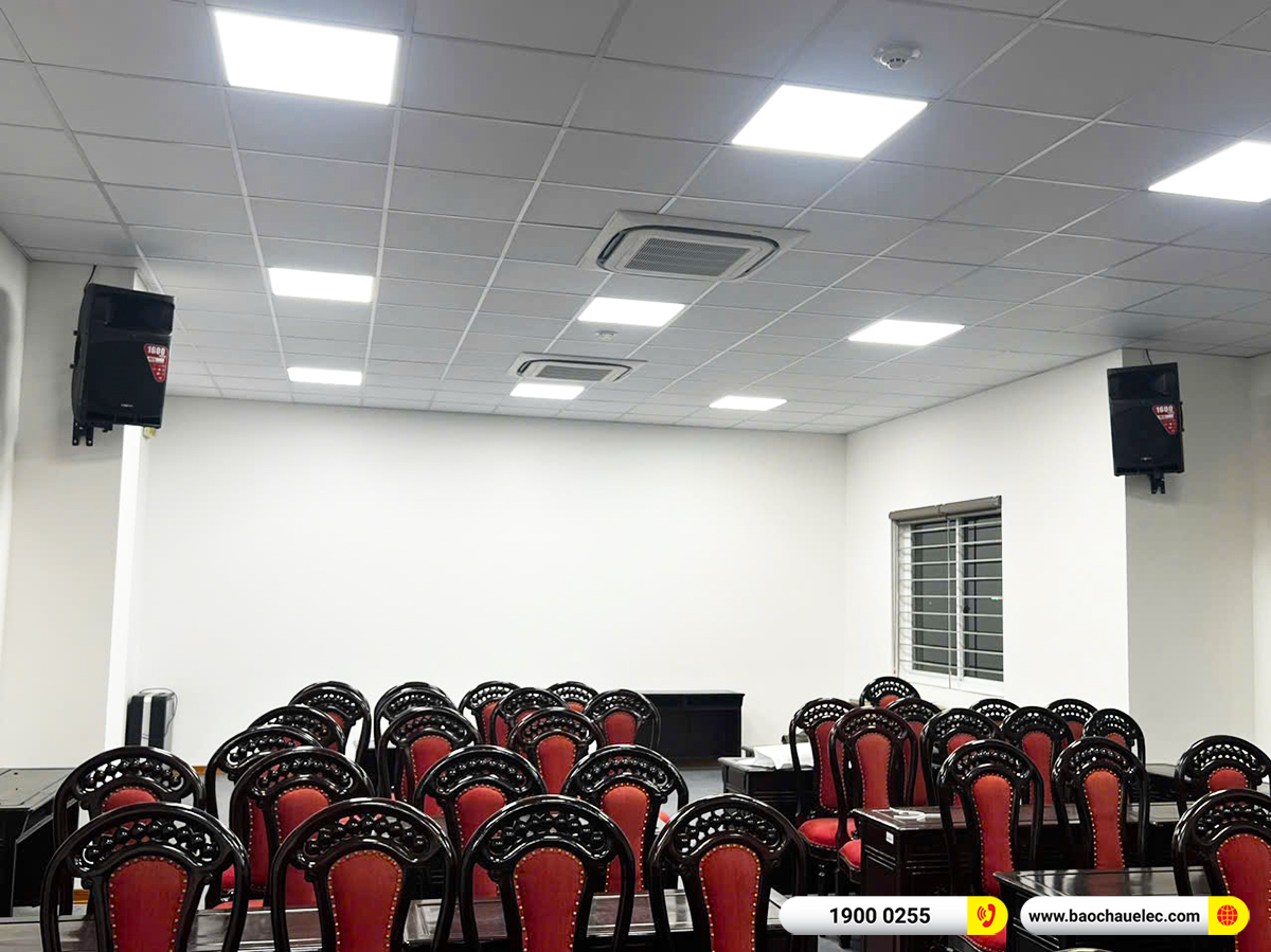 Lắp đặt d&agrave;n &acirc;m thanh hội trường Audiocenter cho Ng&acirc;n h&agrave;ng Vietinbank tại Hải Dương