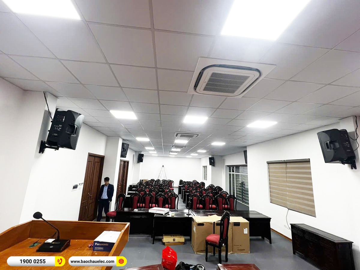 Lắp đặt d&agrave;n &acirc;m thanh hội trường Audiocenter cho Ng&acirc;n h&agrave;ng Vietinbank tại Hải Dương