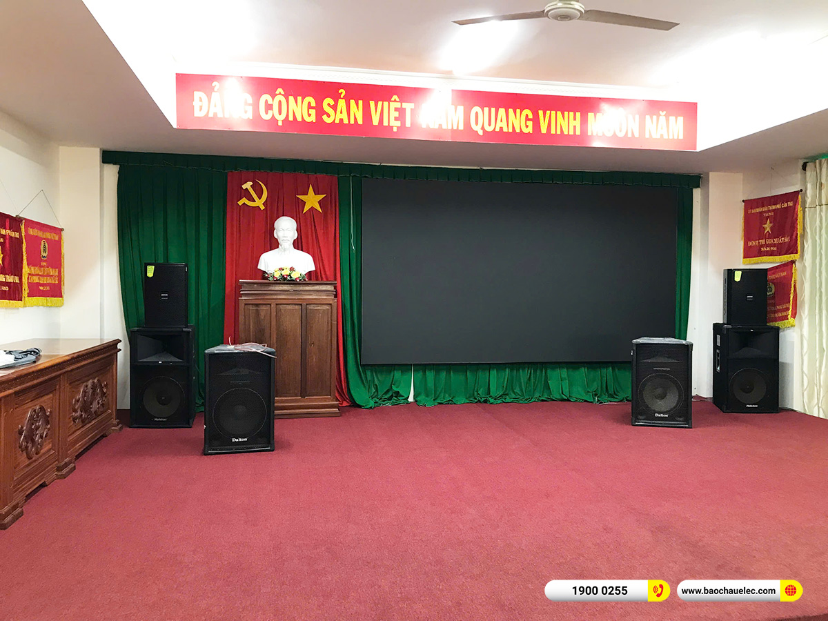 Lắp đặt d&agrave;n &acirc;m thanh hội trường Domus cho Bảo hiểm XH TP Cần Thơ 
